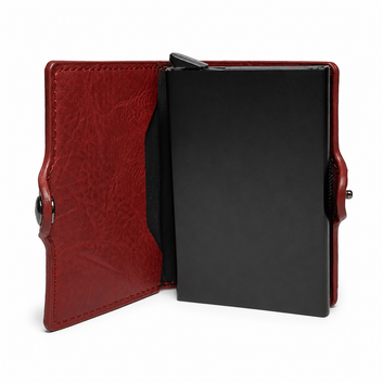 RFID Pop-Up Slim Card Holder Wallet with Quick Access