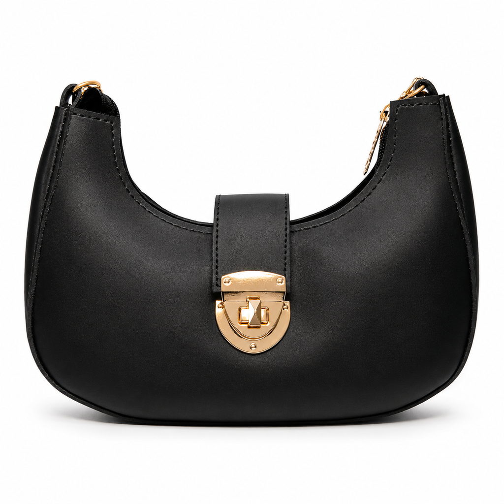 Luxury Crescent Shoulder Bag for Women | Premium Leather Handbag