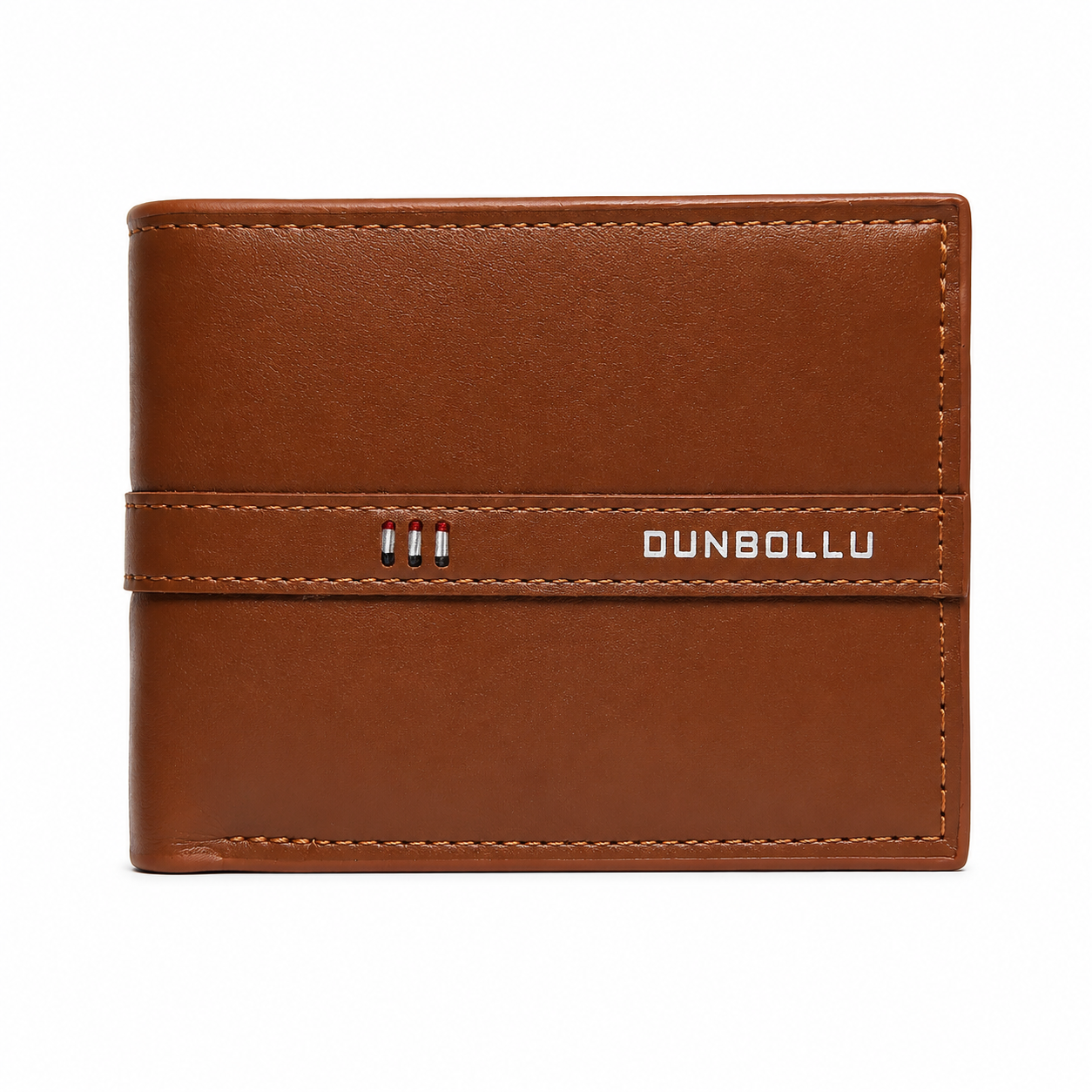 Classic men's bifold wallet with slim design, multiple card slots, and cash compartment for everyday use