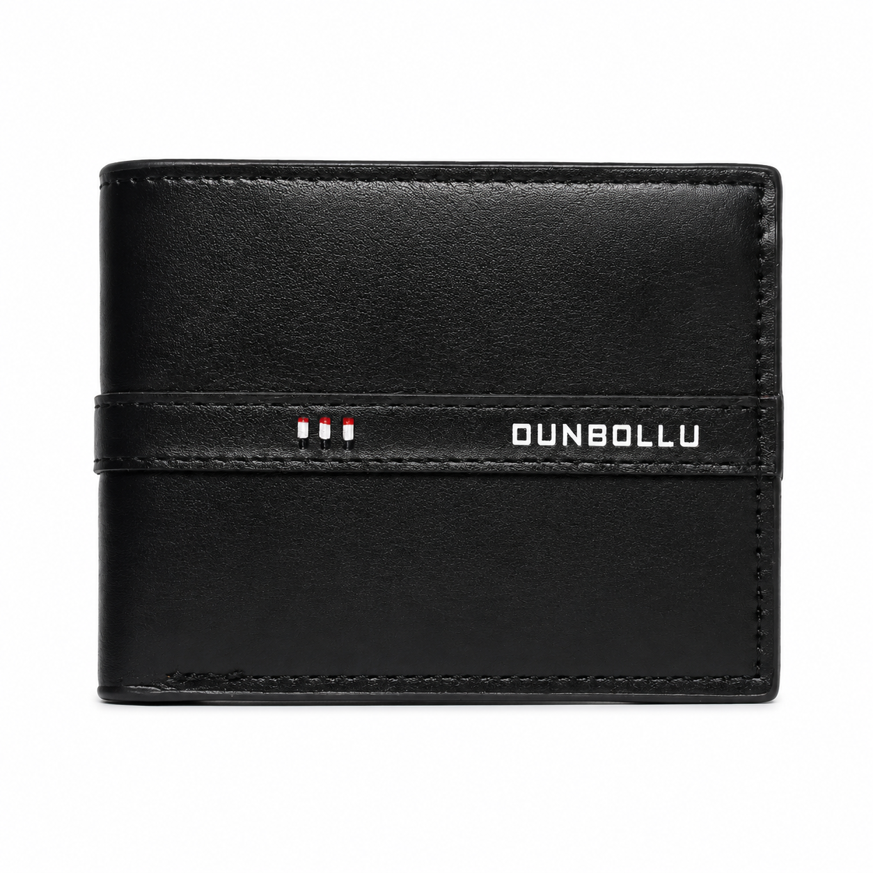 Classic men's bifold wallet with slim design, multiple card slots, and cash compartment for everyday use.