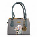 Women's Elegant Structured Top Handle Shoulder Handbag