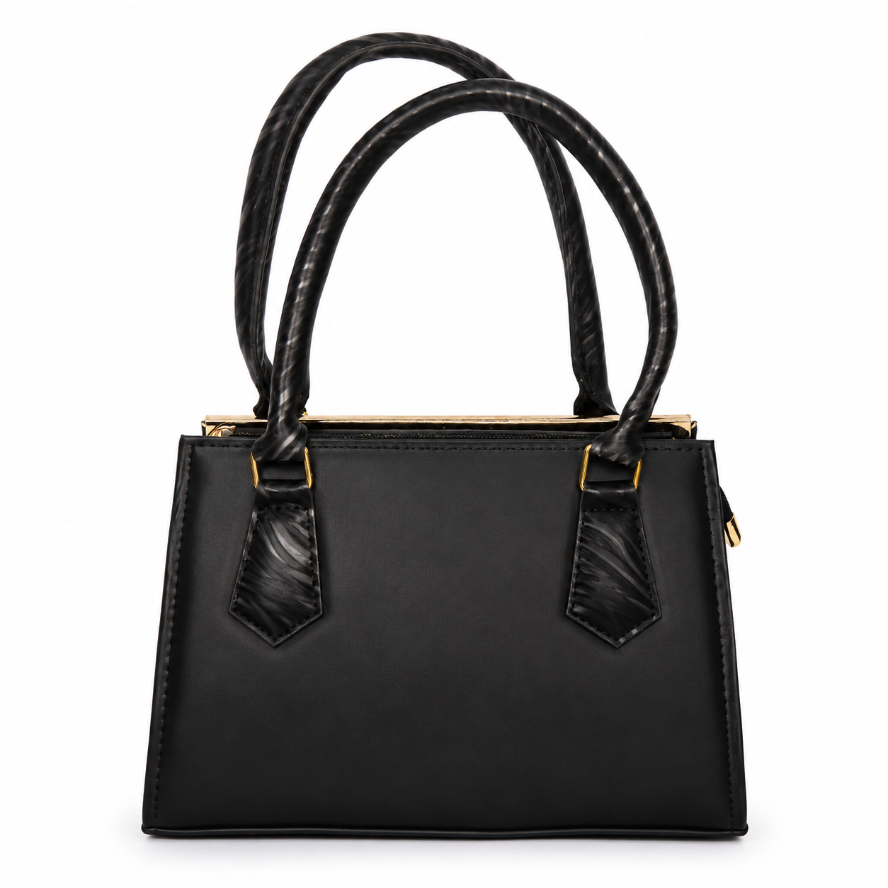 Women's Elegant Structured Top Handle Shoulder Handbag