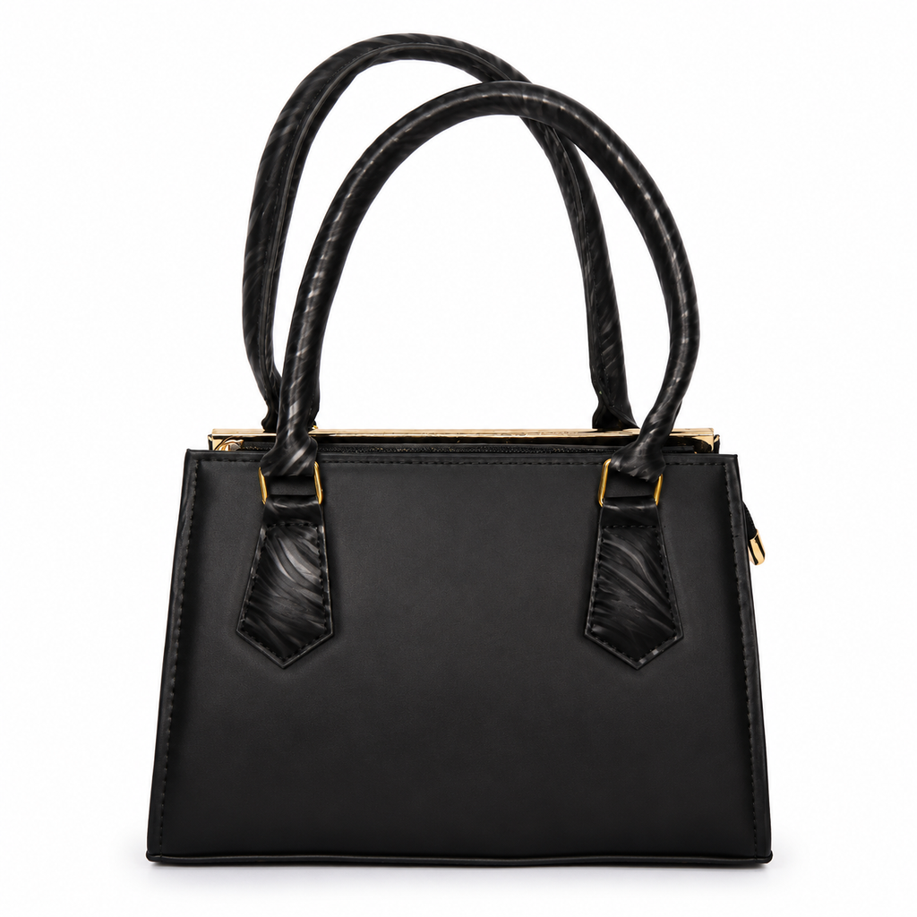 Women's Elegant Structured Top Handle Shoulder Handbag
